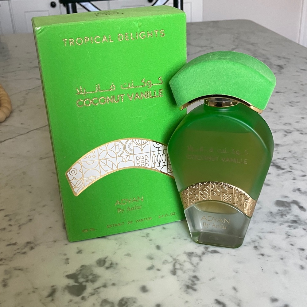 Amazon Tropical Delights Coconut Vanille Women's Fragrance - Bright Green & Gold